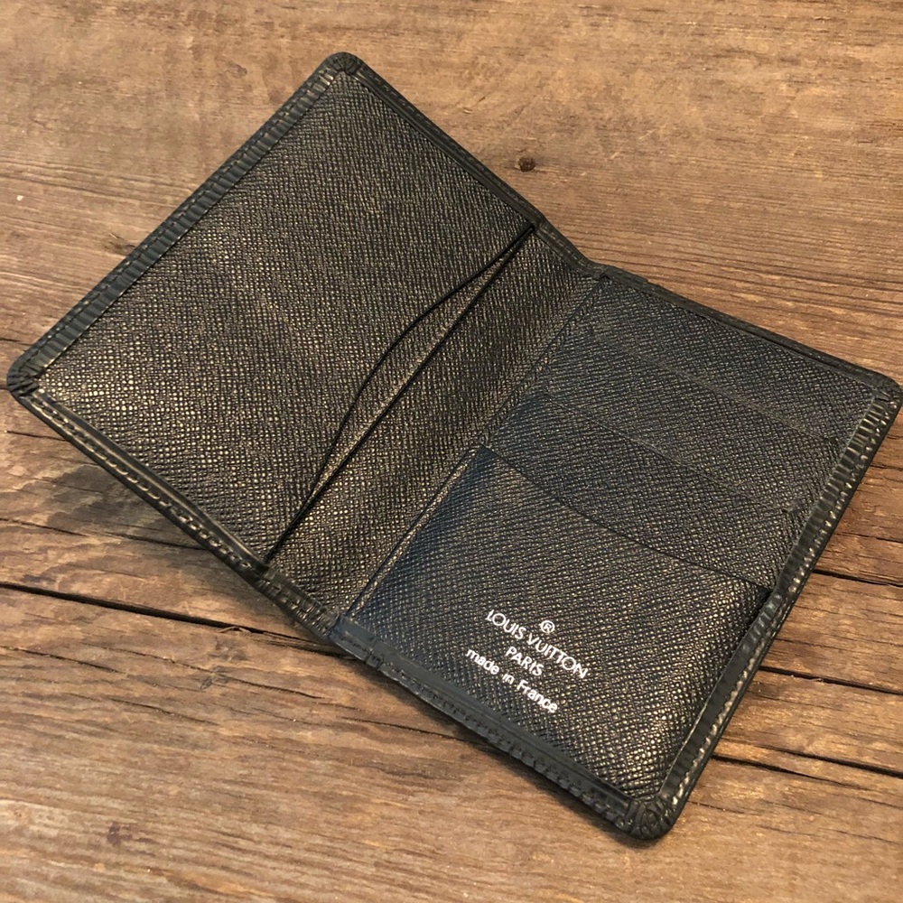 Louis Vuitton Epi Noir Pocket Organiser